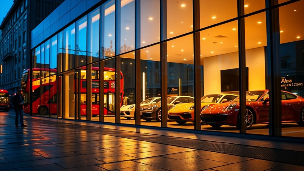 Car Showroom Glazing Cobham