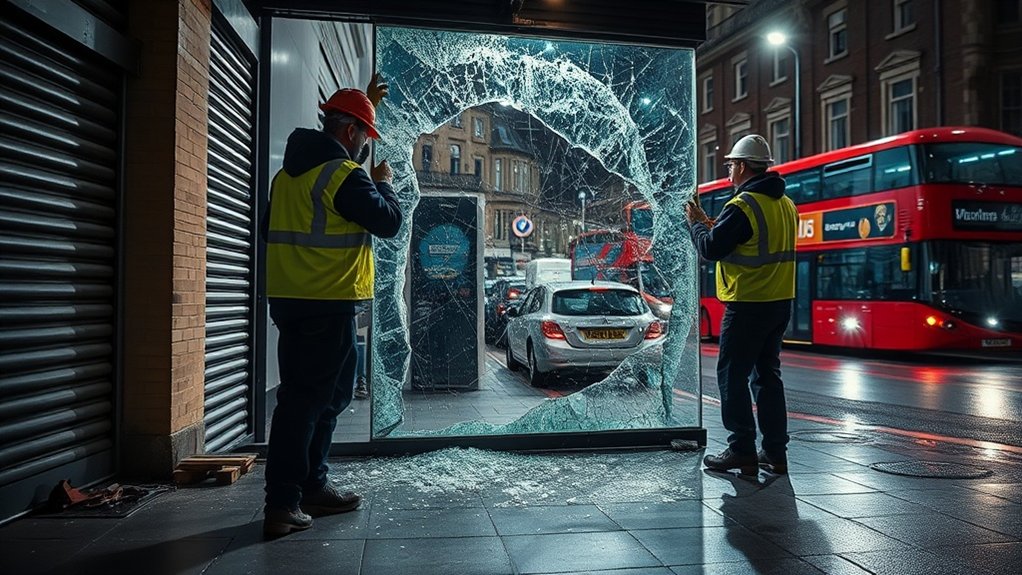 Emergency Shop Front Repair Cobham